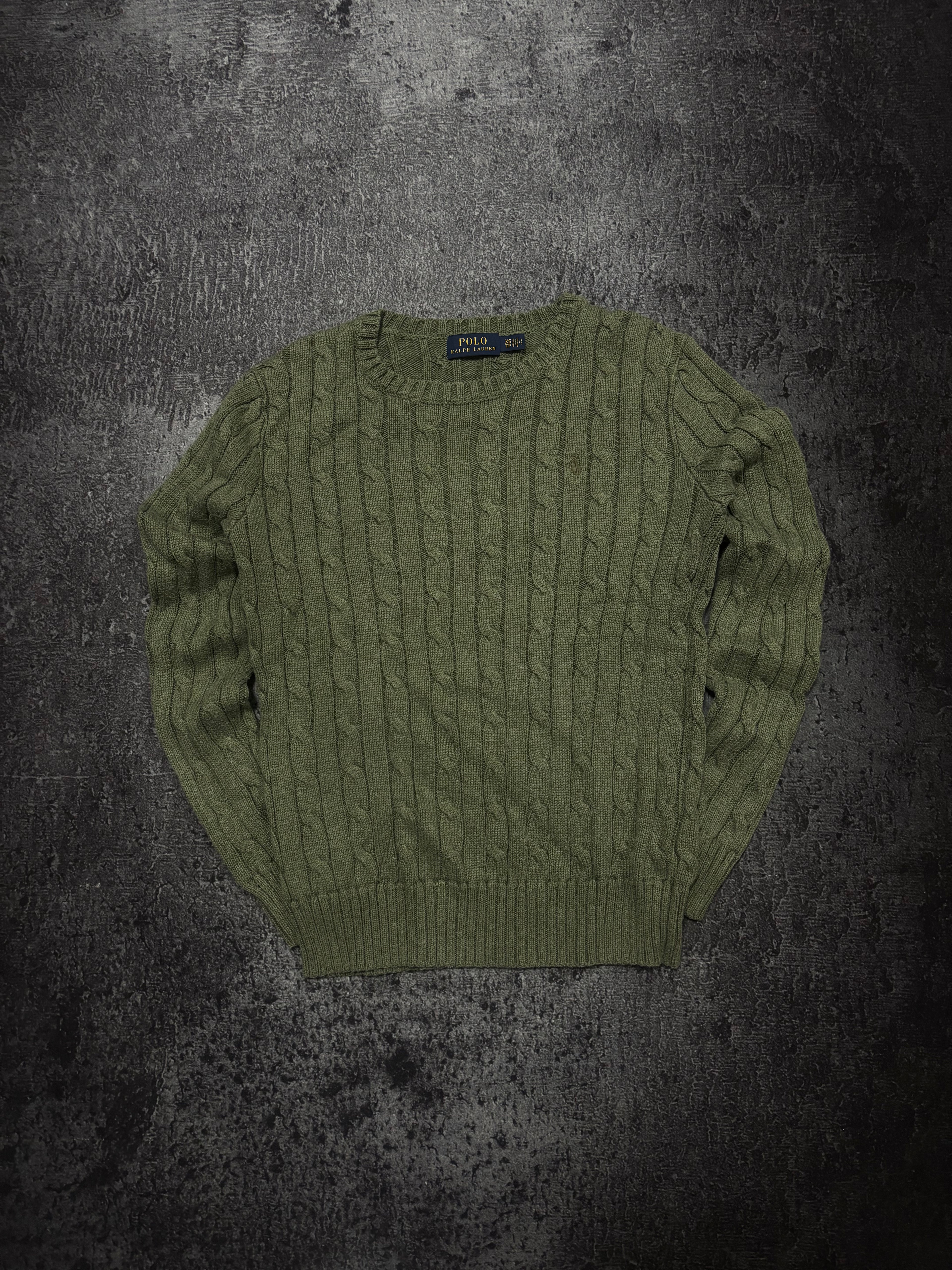 Ralph Lauren Zopfmuster Pullover (xs)