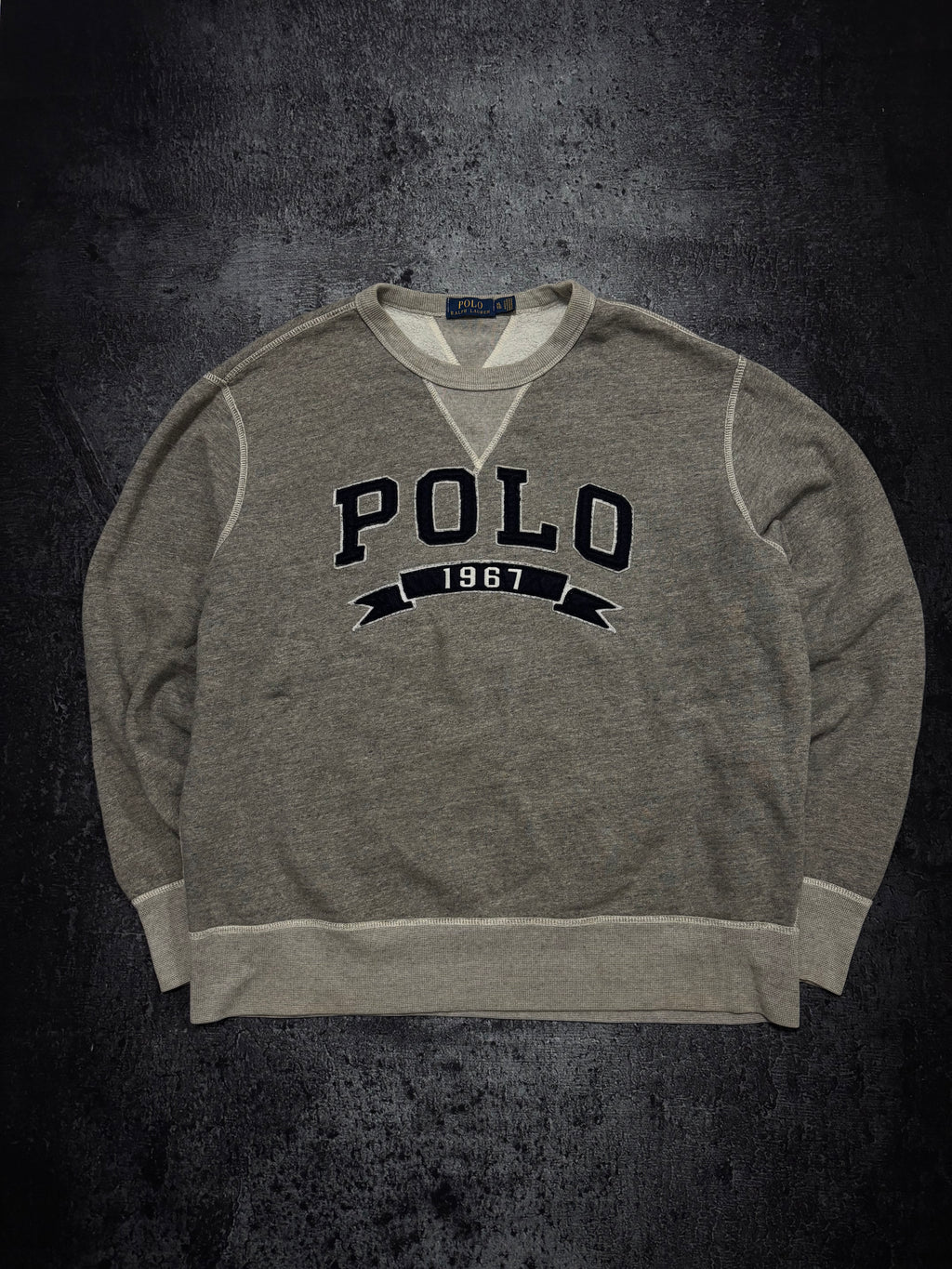 Grauer Ralph Lauren Pullover (L)