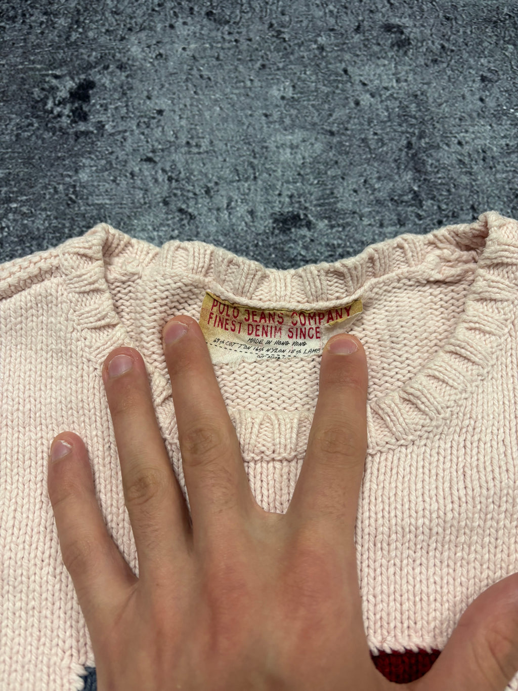USA Ralph Lauren strickpullover (damengröße S)