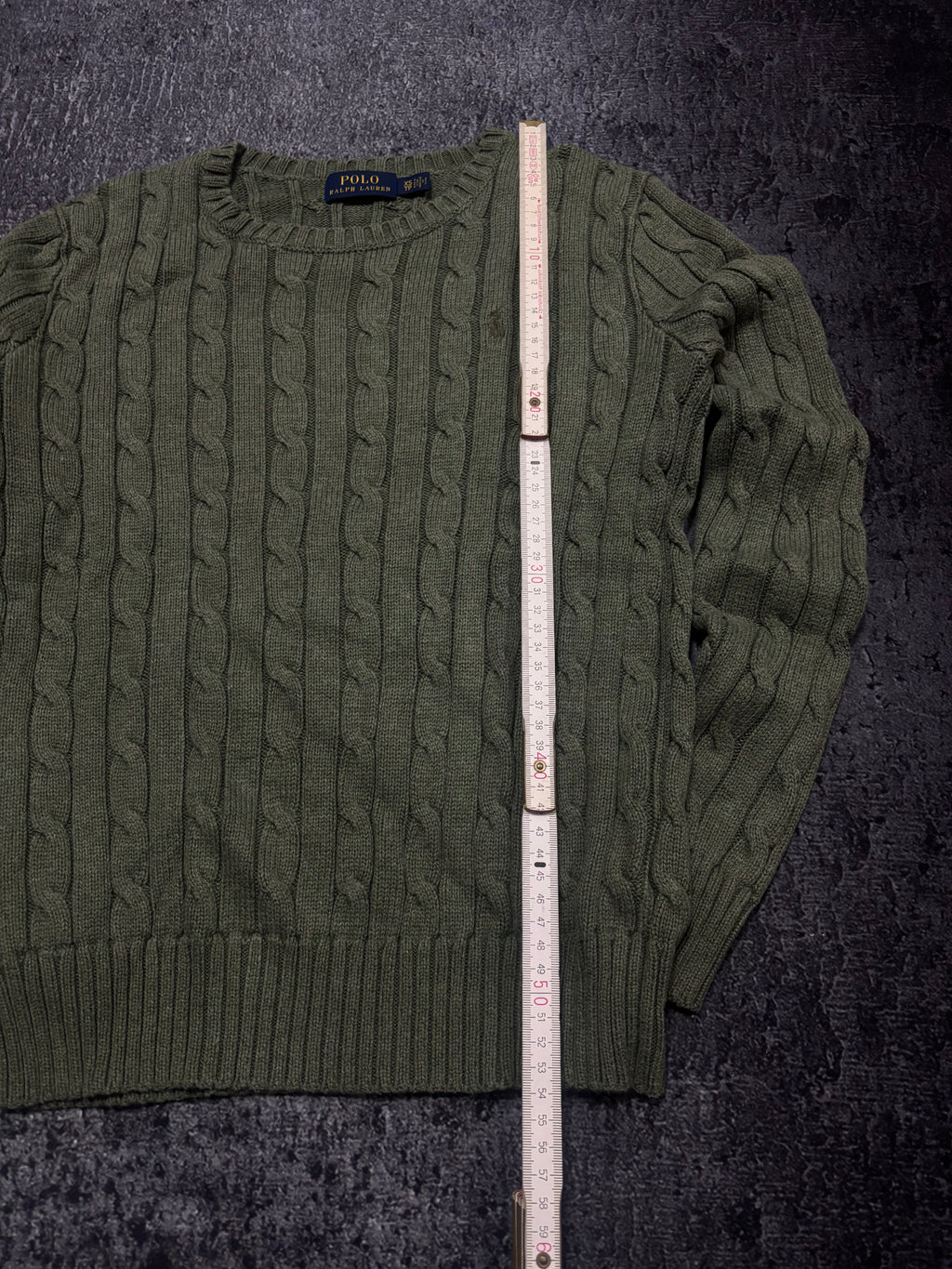 Ralph Lauren Zopfmuster Pullover (xs)