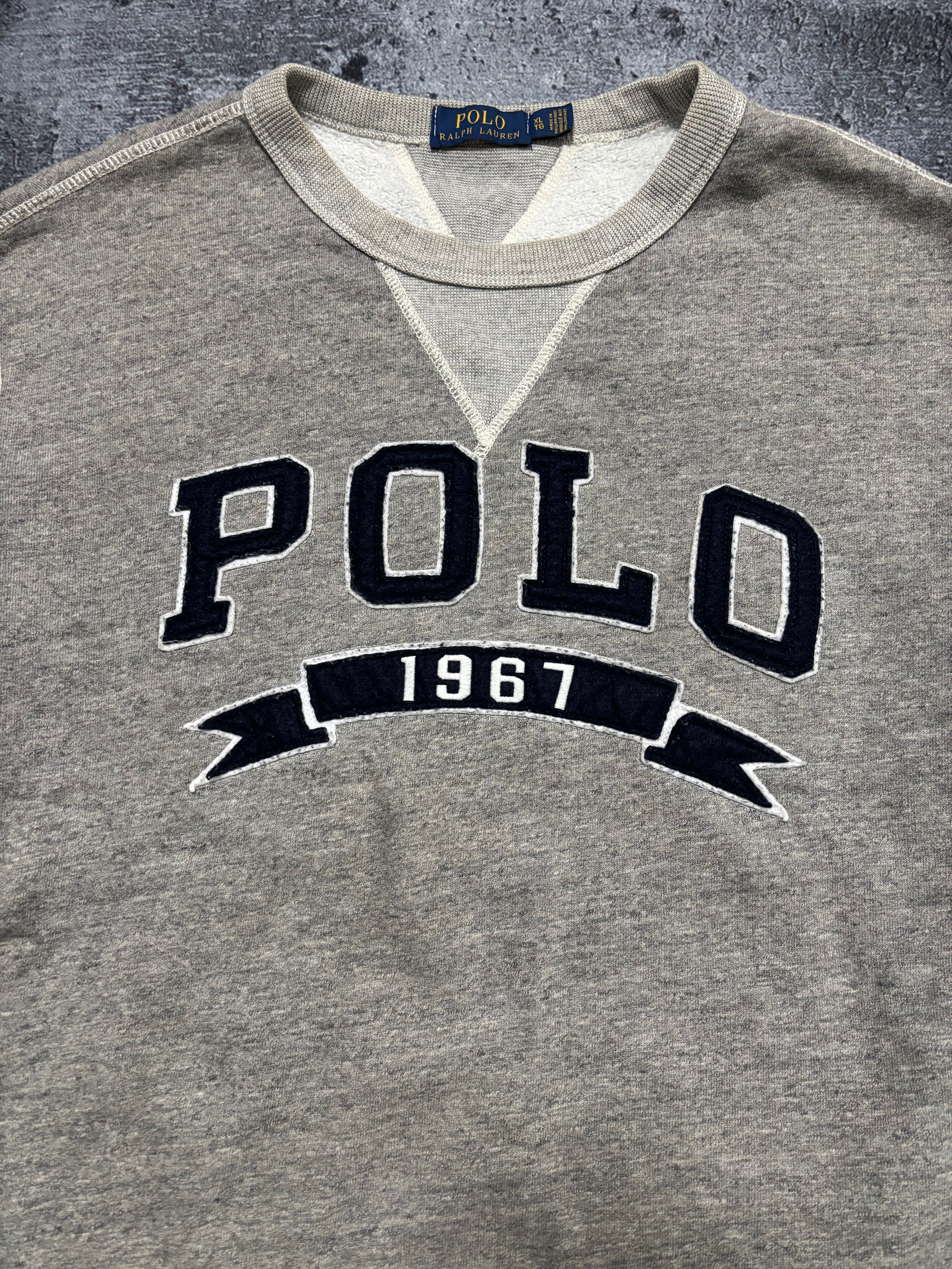 Grauer Ralph Lauren Pullover (L)