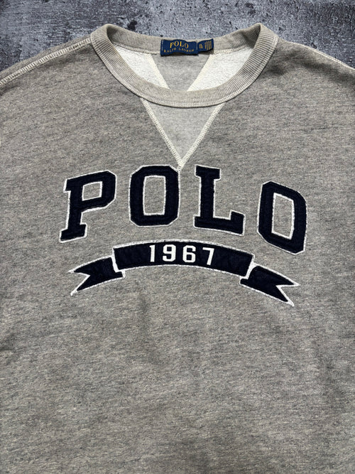 Grauer Ralph Lauren Pullover (L)