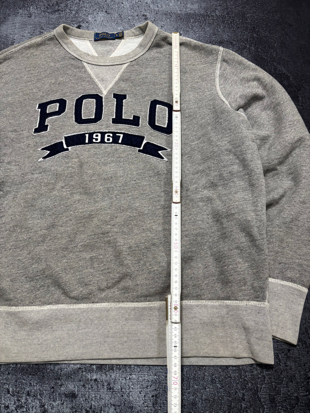Grauer Ralph Lauren Pullover (L)